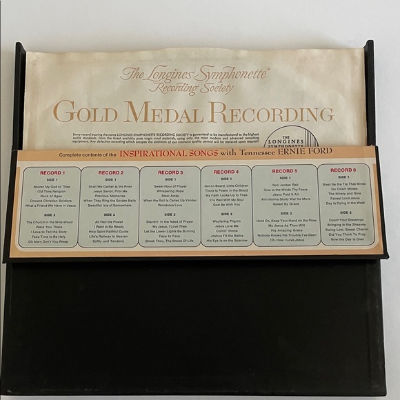 Ernie Ford - A Treasury of Inspirational Songs (6 Vinyl Records Box) - Tested - Picture 3 of 9